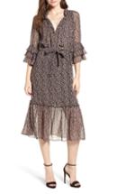 Women's Blondie Nites Off The Shoulder Rose Fit & Flare Dress