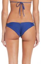 Women's Luli Fama Wanted & Wild Strappy Bikini Bottoms - Blue
