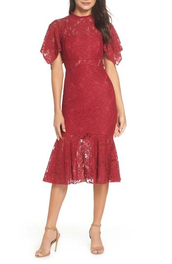 Women's Ever New Floral Lace Sheath Dress - Pink