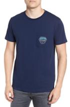Men's Patagonia Fitz Roy Hex Pocket T-shirt - Blue