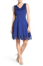 Women's Chetta B Fit & Flare Dress - Blue