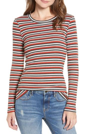 Women's Bp. Multi Stripe Tee, Size - Red