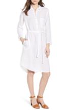 Women's Velvet By Graham & Spencer Linen Shirtdress - White
