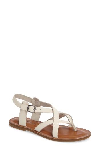 Women's Lucky Brand Adinis Flat Sandal M - White