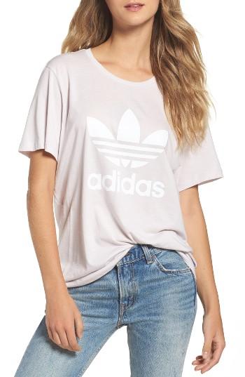 Women's Adidas Originals Boyfriend Tee - Purple