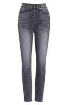 Women's Alice + Olivia Good Exposed Button Skinny Jeans