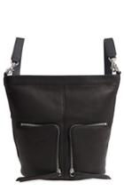 Allsaints Fetch Small Leather Backpack - Black
