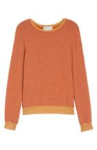 Women's Wildfox 'baggy Beach Jumper' Pullover, Size - Orange