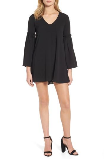 Women's Chelsea28 Bell Sleeve Shift Dress - Black