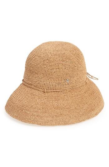 Women's Helen Kaminski 'provence 10' Packable Raffia Hat - Brown