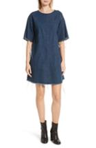 Women's Rag & Bone Kelly Denim Minidress, Size - Blue