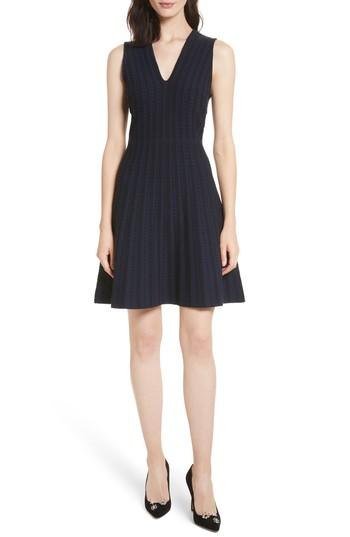 Women's Kate Spade New York Textured Sweater Dress - Blue