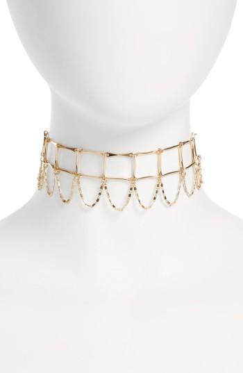 Women's Topshop Drape Chain Choker