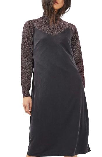 Women's Topshop Midi Slipdress