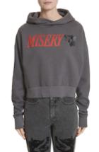 Women's Ashley Williams Misery Graphic Pullover Hoodie - Grey