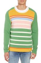 Men's Frame Classic Fit Camp Crewneck Sweater - Green
