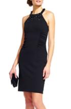 Women's Adrianna Papell Crepe Sheath Dress - Black