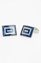 Men's David Donahue Sodalite & Mother Of Pearl Cuff Links