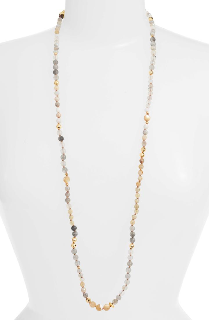 Women's Chan Luu Mixed Semiprecious Stone Station Necklace