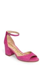Women's Sam Edelman Susie D'orsay Ankle Strap Sandal .5 M - Pink
