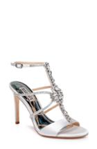 Women's Badgley Mischka Faye Ankle Strap Sandal M - White