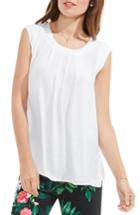 Women's Vince Camuto Sleeveless Rumple Blouse, Size - White