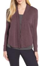 Women's Nic+zoe Enhance Open Front Cardigan - Purple