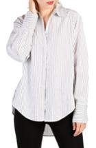 Women's Paige Clemense Stripe Shirt - Black