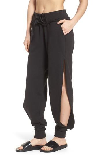 Women's Ivy Park Harness Split Leg Joggers - Black