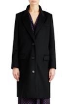 Women's Burberry Fellhurst Wool & Cashmere Coat Us / 38 It - Black