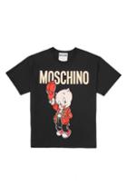 Women's Moschino Porky Pig Graphic Tee - Black