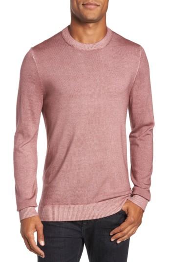 Men's Ted Baker London Abelone Wool Sweater (l) - Pink