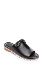 Women's Bernardo Alice Bow Slide Sandal M - Black