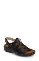 Women's Wolky Kite Lace-up Sandal .5-6us / 36eu - Black