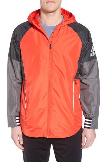 Men's Adidas Id Wovenshell Jacket, Size - Red