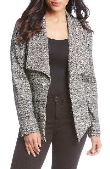 Women's Karen Kane Drape Collar Jacket - Black