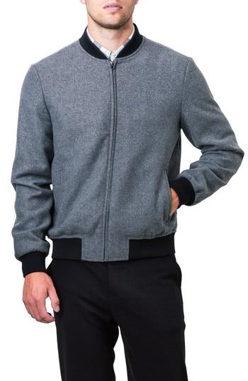 Men's 7 Diamonds Aether Bomber Jacket - Grey