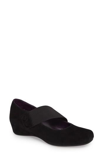 Women's Vaneli Mabel Mary Jane Wedge .5 M - Black