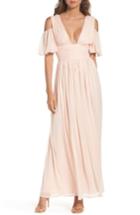 Women's French Connection Constance Cold Shoulder Maxi Dress - Pink