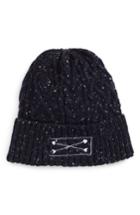 Women's Bp. Slouchy Cable Knit Beanie - Blue
