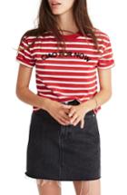 Women's Madewell Stripe Ciao For Now Tee