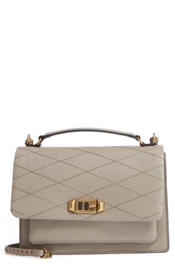 Rebecca Minkoff Medium Je T'aime Convertible Leather Crossbody Bag - Beige
