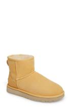 Women's Ugg 'classic Mini Ii' Genuine Shearling Lined Boot M - Yellow