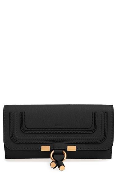 Women's Chloe 'marcie - Long' Leather Flap Wallet -