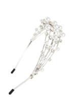 Cara Celestial Crystal & Imitation Pearl Headband, Size - Metallic