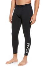 Men's Rvca Va Sport Compression Pants, Size - Black