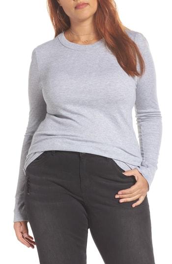 Women's Treasure & Bond Puff Shoulder Tee - Grey
