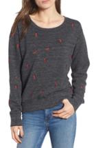 Women's Scotch & Soda Chili Pepper Crewneck Sweatshirt - Grey