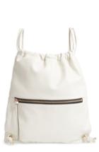 Vince Camuto Kira Leather Backpack - White