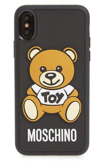 Moschino Bear Iphone X Case - Black